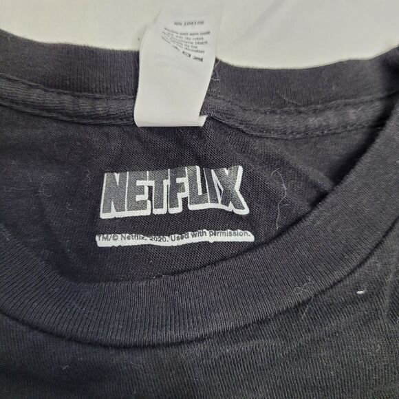 STRANGER THINGS Steve hello ladies black short sleeve graphic t-shirt M - Picture 5 of 9